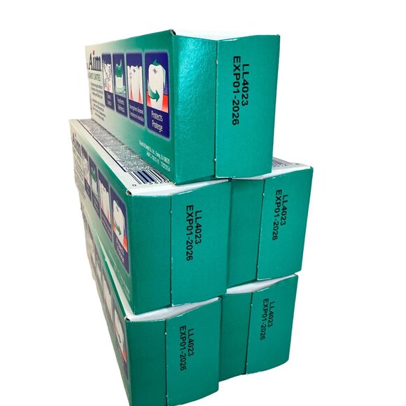 Aim Multi-Benefit Gel Toothpaste 4.5 Oz 5 Pack Whitening Fresh Mint Made in USA - Picture 3 of 13